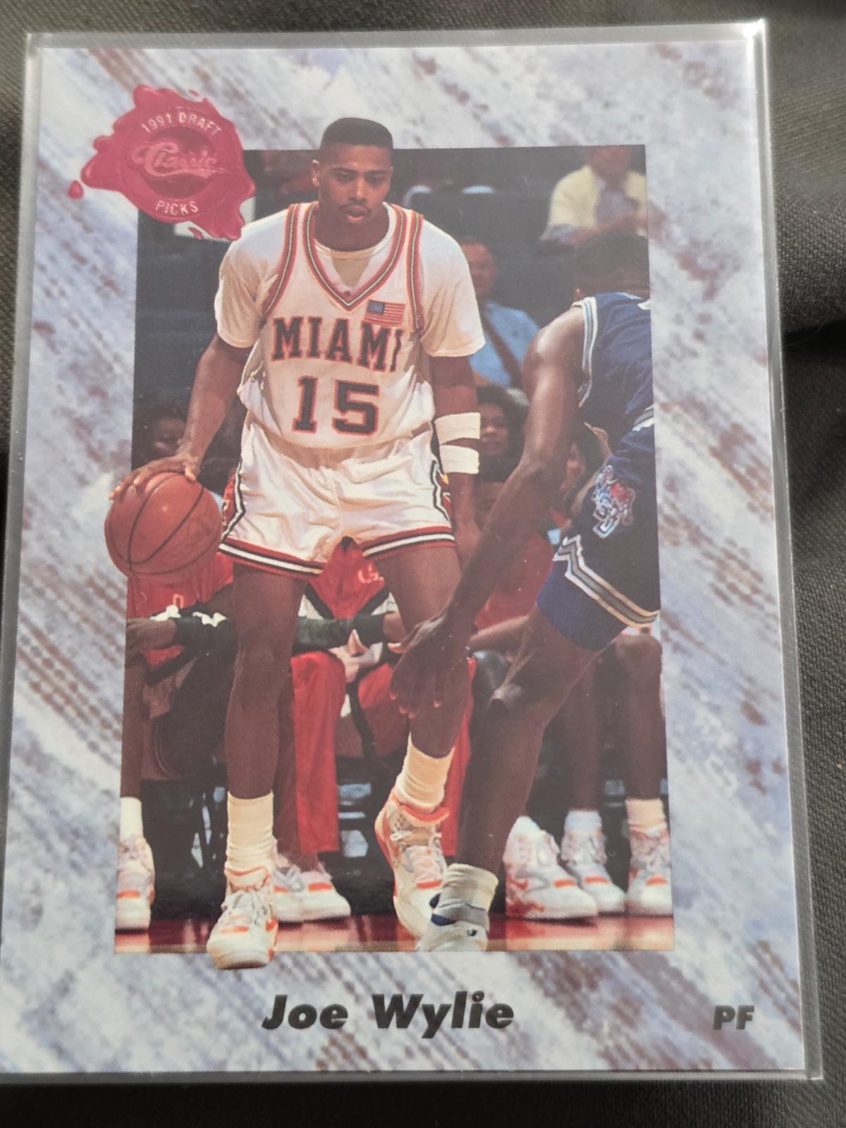 Joe Wylie #176 1991 Classic Draft Basketball