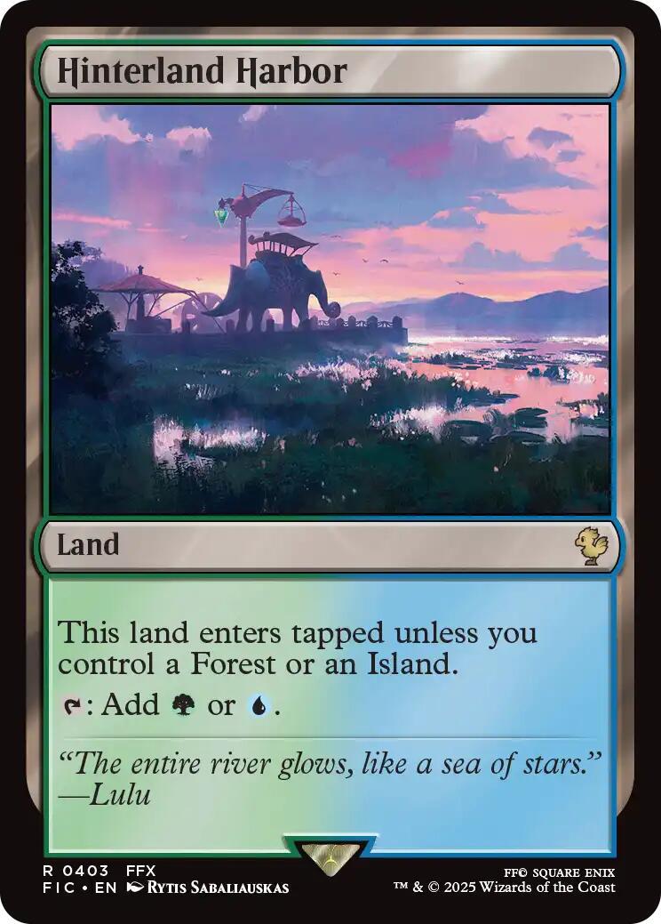 Hinterland Harbor [Foil] (Magic Final Fantasy Commander)
