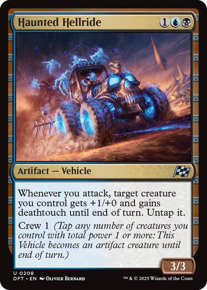 Haunted Hellride [Foil] (Magic Aetherdrift)