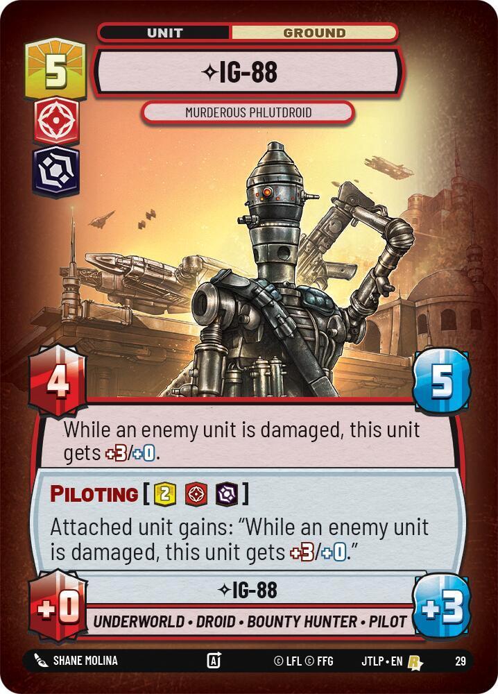 IG-88 - Murderous Phlutdroid [Weekly Play Promo Foil] #29