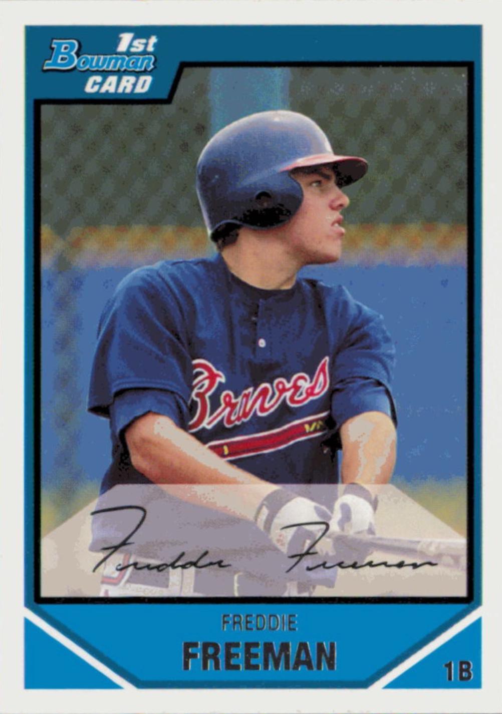 Freddie Freeman #BDPP12 Baseball Cards 2007 Bowman Draft Picks & Prospects