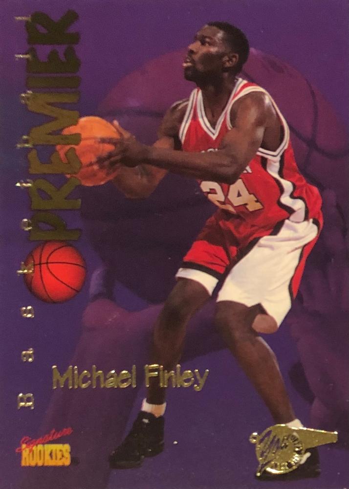 Michael Finley #36 1996 Signature Rookies Premier Basketball