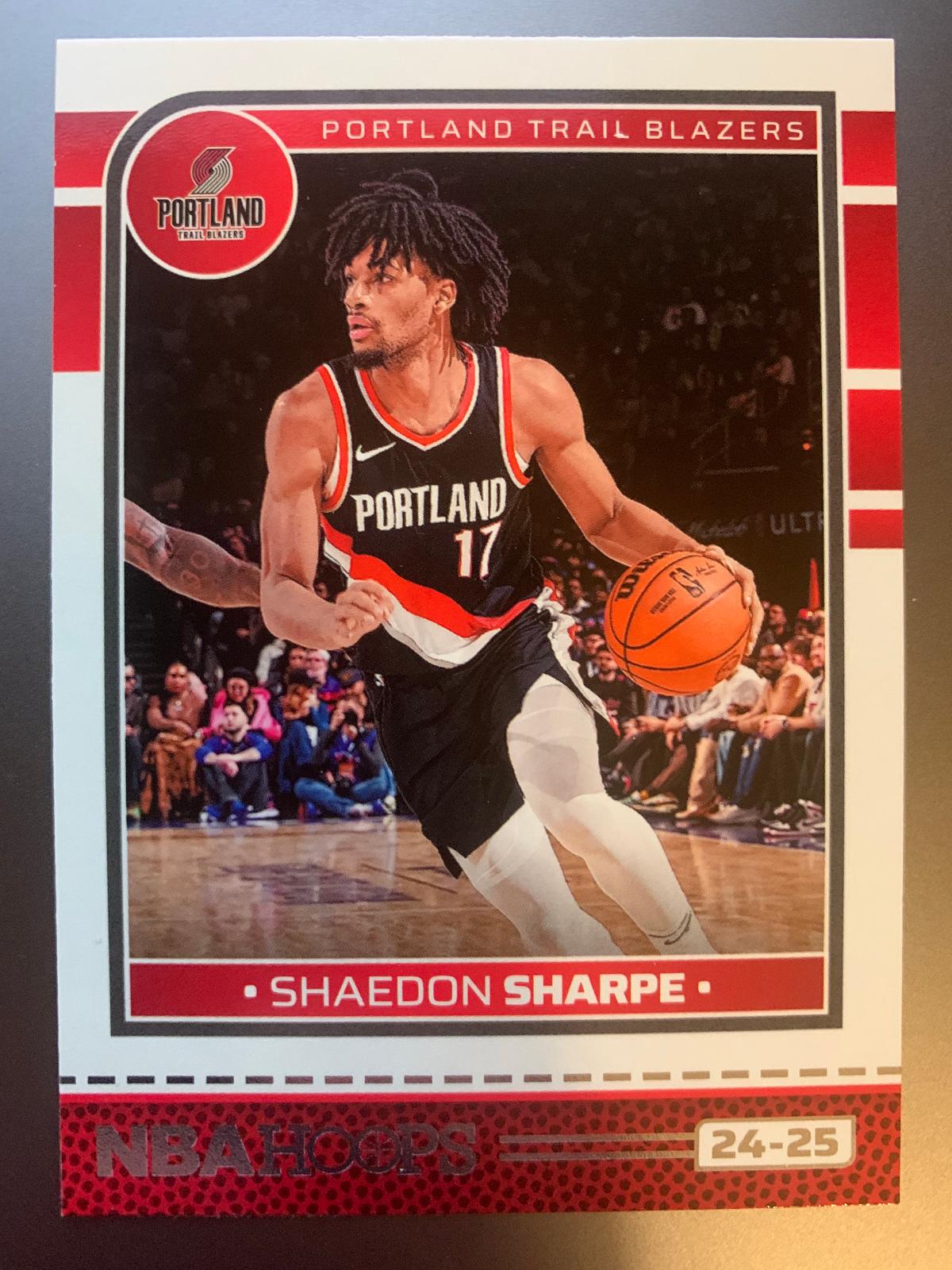 Shaedon Sharpe #184 Basketball Cards 2024 Panini NBA Hoops