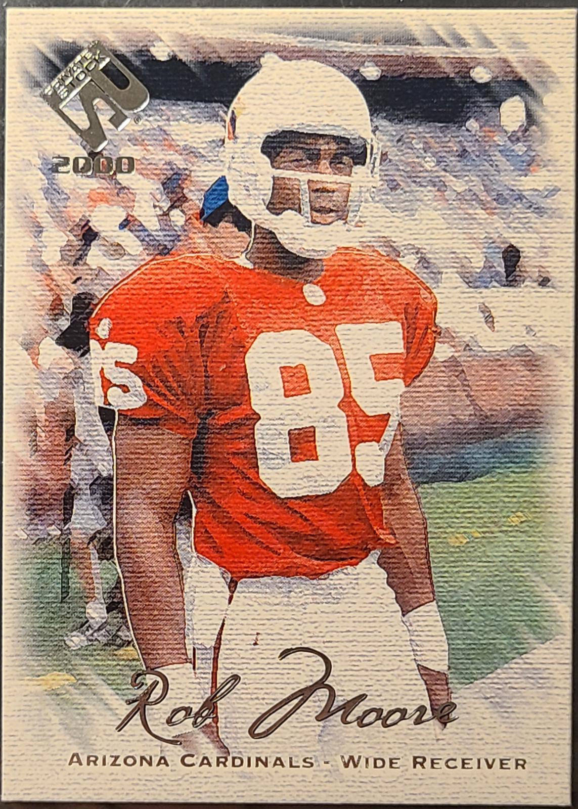 Rob Moore #1 Football Cards 2000 Pacific Private Stock