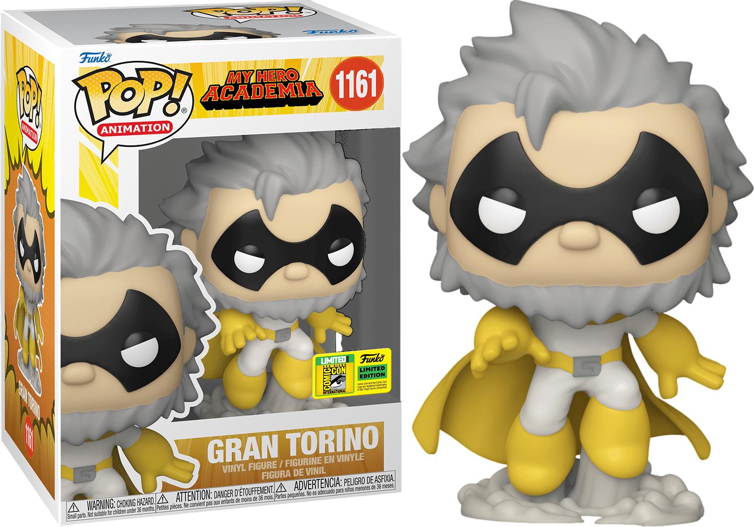 Gran Torino #1161 My Hero Academia Funko Pop SDCC box and figure