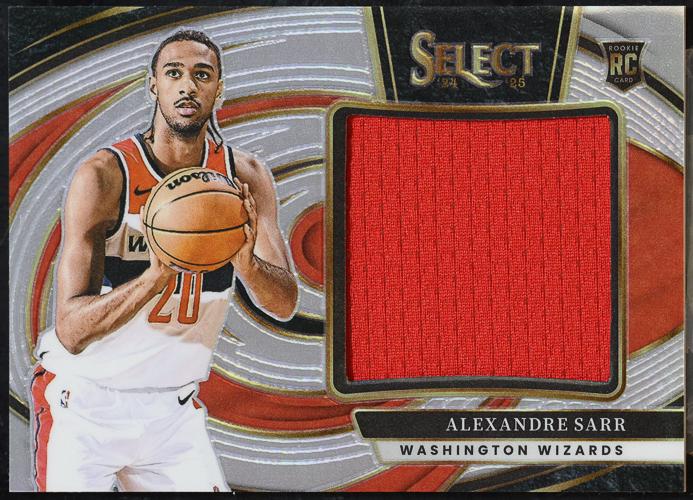 Alexandre Sarr #4 2024 Panini Select Jumbo Rookie Swatch Basketball