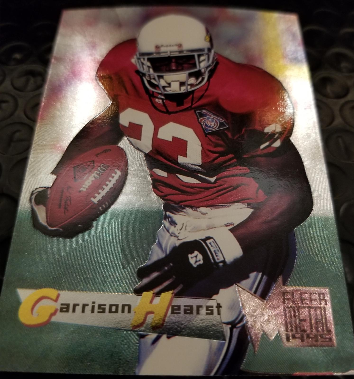 Garrison Hearst #1 Football Cards 1995 Fleer Metal