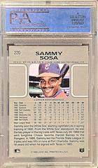 Back | Sammy Sosa Baseball Cards 1990 Leaf