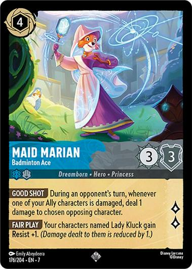 Maid Marian - Badminton Ace #176 Cover Art