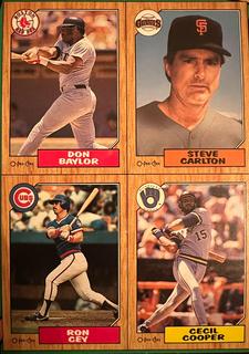 Don Baylor / Steve Carlton / Ron Cey / Cecil Cooper