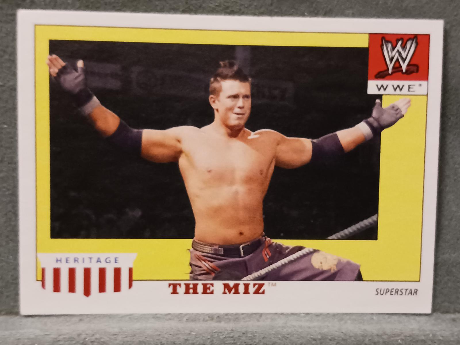 The Miz #37 Wrestling Cards 2008 Topps Heritage IV WWE