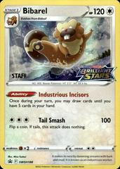 Bibarel [Prerelease Staff] #SWSH188 Prices | Pokemon Promo