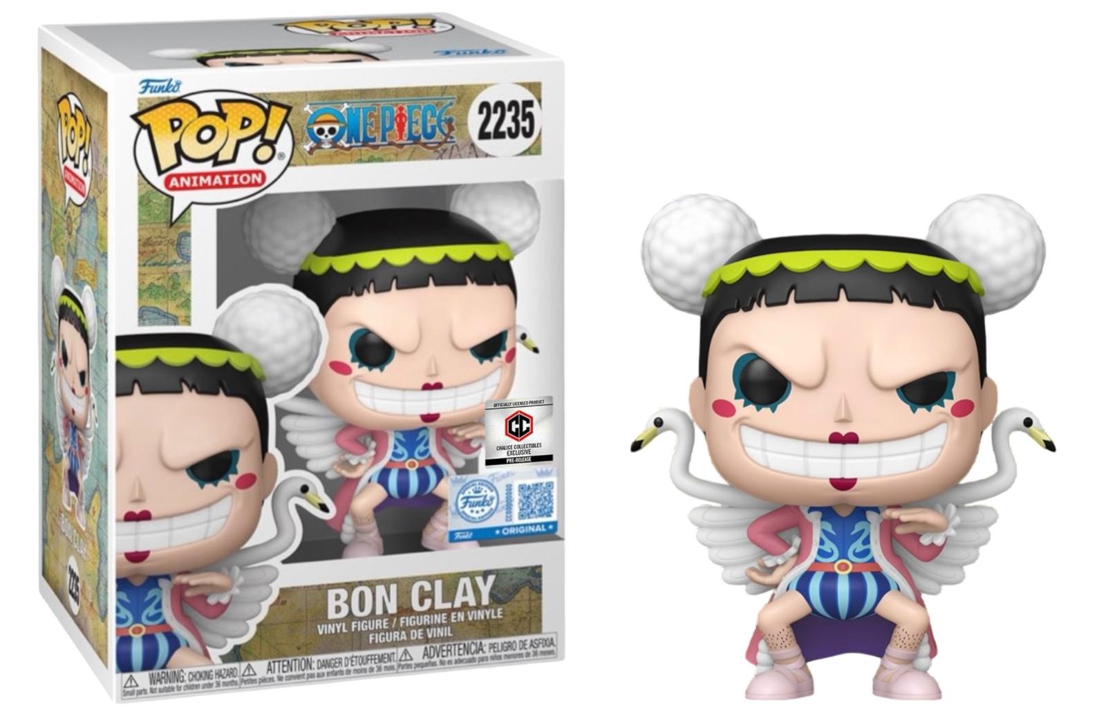 Bon Clay #2235 One Piece Funko Pop Chalice Pre-Release Chalice exclusive box and figure