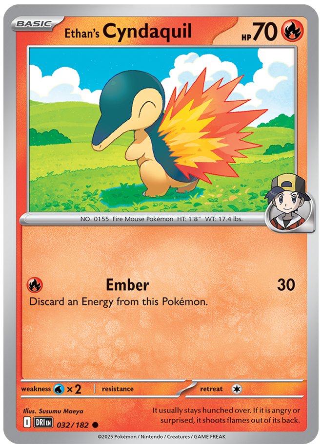 Ethan's Cyndaquil #32 Pokemon Destined Rivals