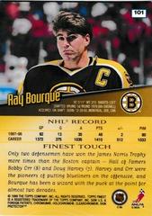 Back Of Card | Ray Bourque Hockey Cards 1998 Finest