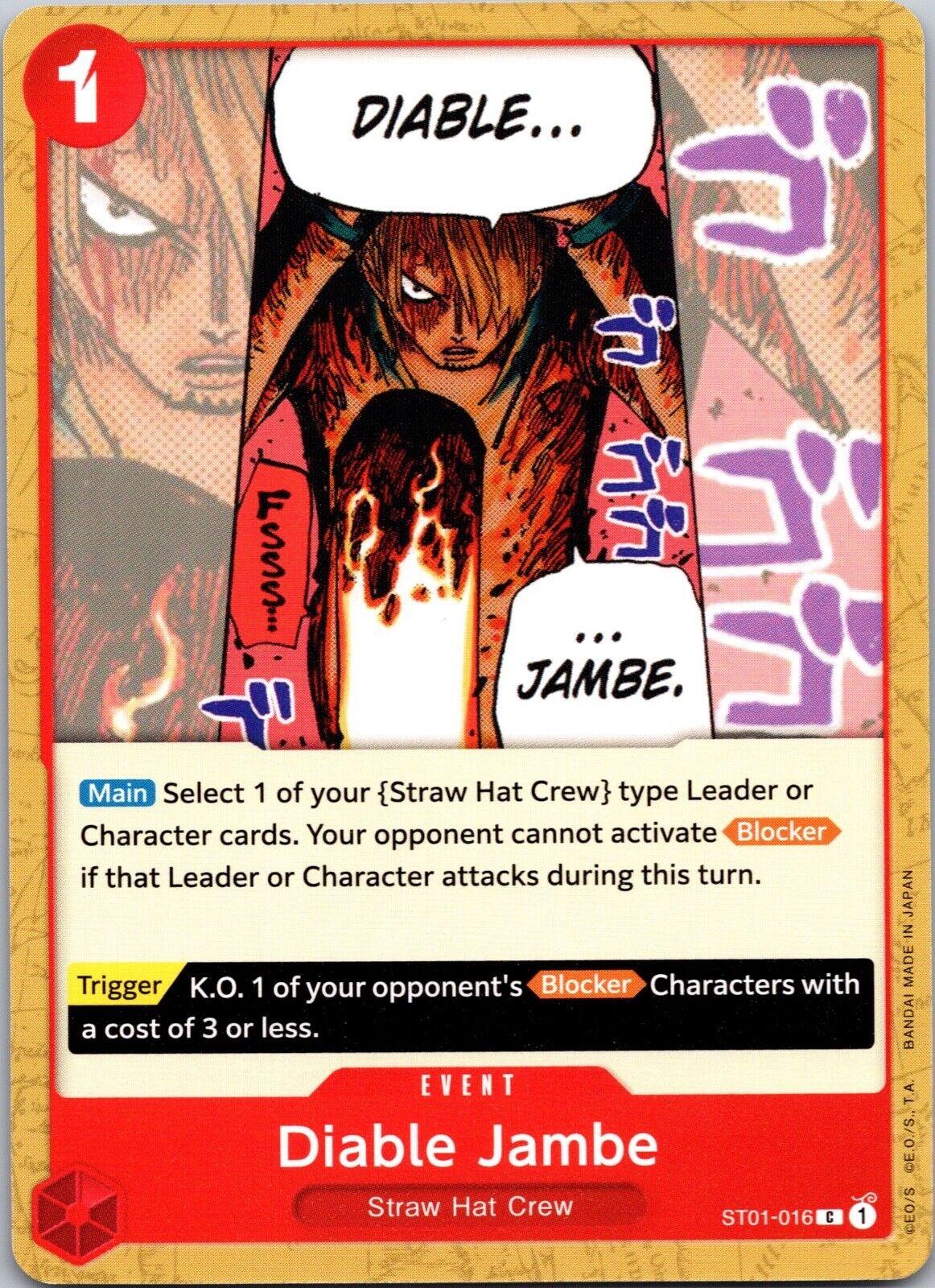 Diable Jambe ST01-016 One Piece Starter Deck 1: Straw Hat Crew