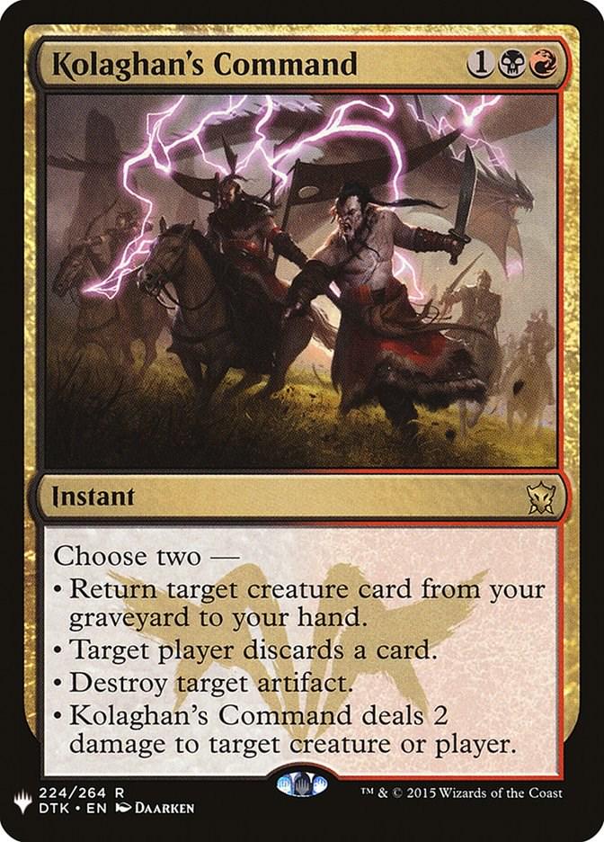 Kolaghan's Command #224 Magic The List Reprints