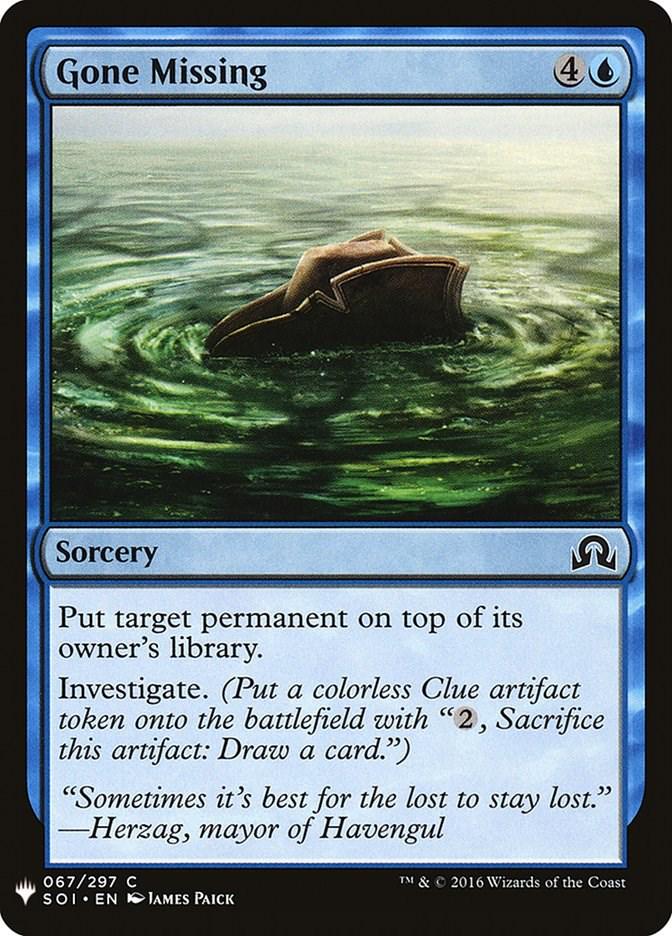 Gone Missing (Magic The List Reprints)