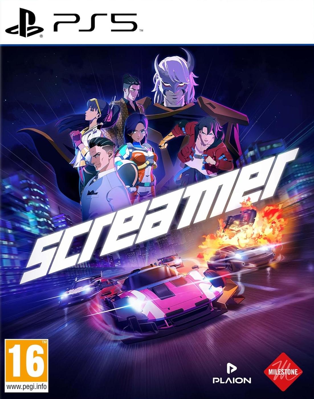 Carátula de Screamer para PS5 (edición PAL España)