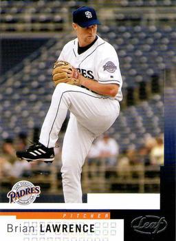 Brian Lawrence #189 Baseball Cards 2004 Leaf