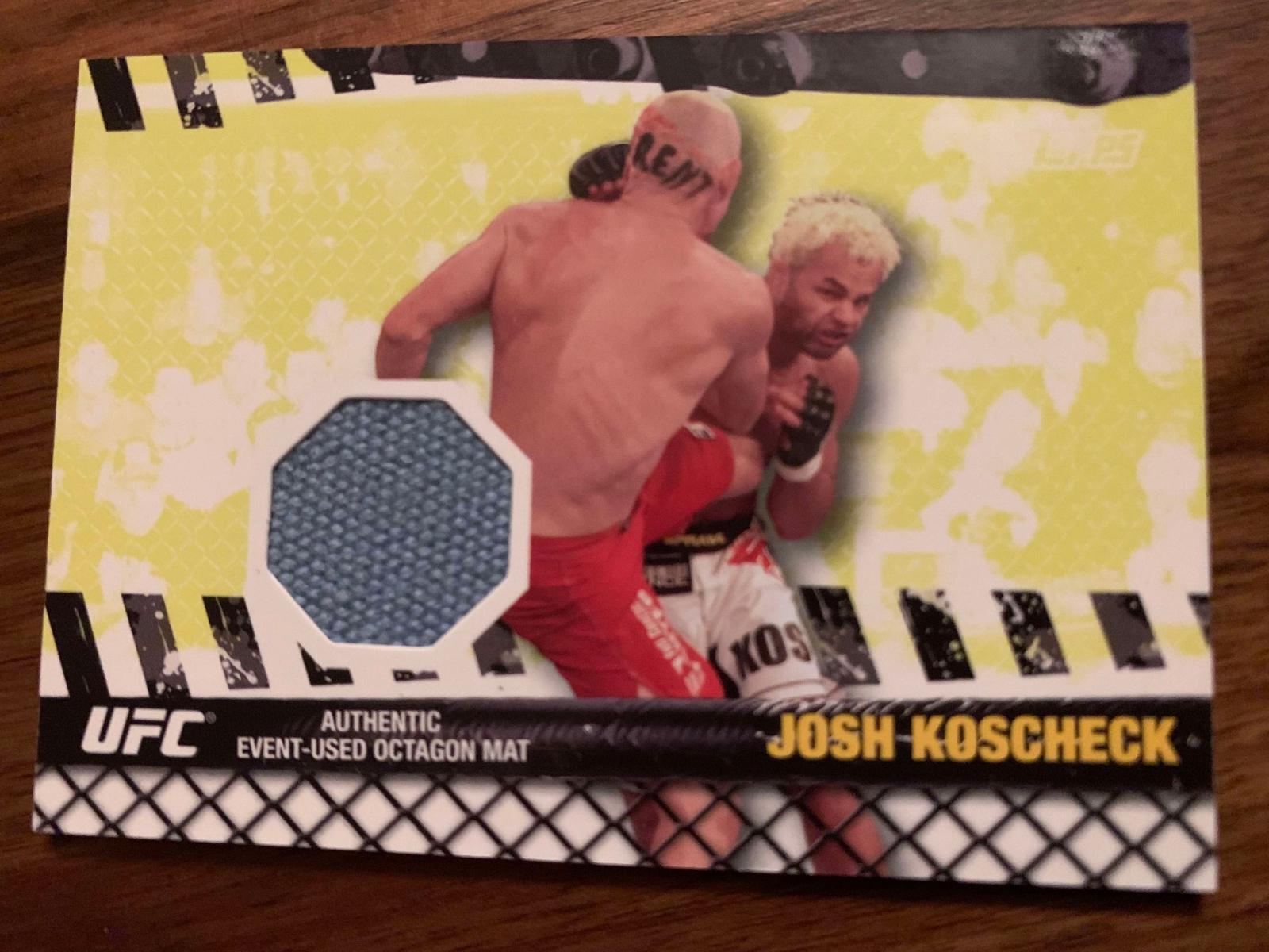 Josh Koscheck #FMJK Ufc Cards 2009 Topps UFC Round 2 Fight Mat Relics