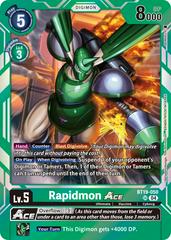 Rapidmon ACE [Foil] #BT19-050 Prices | Digimon Special Booster 2.5 | Digimon  Cards
