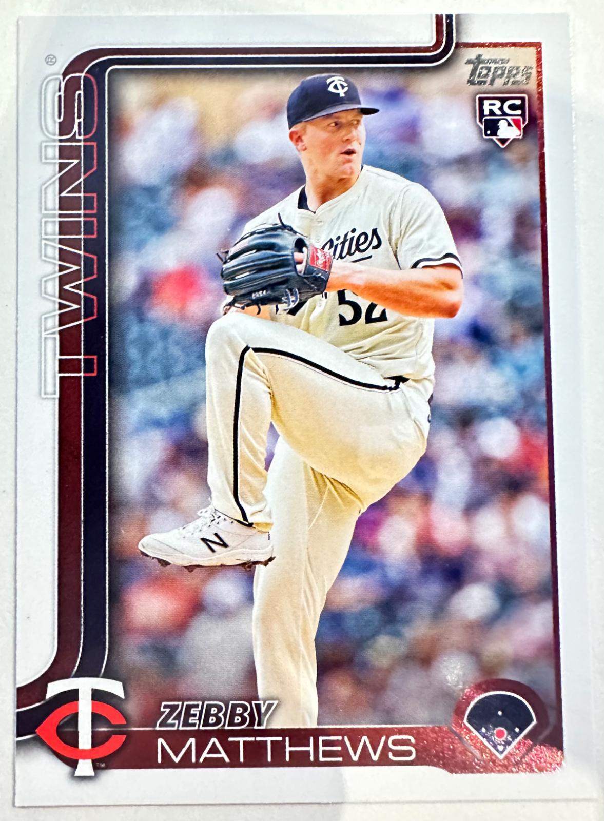 Zebby Matthews #283 Baseball Cards 2025 Topps