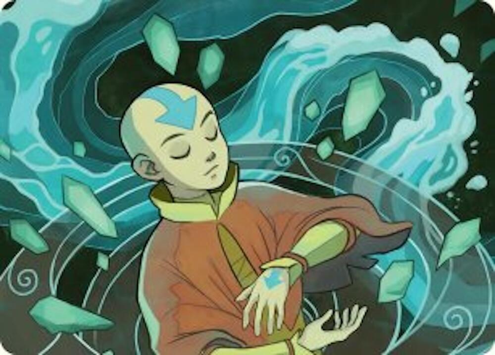 Tap to enlarge Aang, At The Crossroads, Magic Avatar: The Last Airbender Art Series