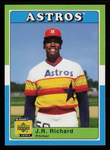 J. R. Richard #44 Baseball Cards 2001 Upper Deck Decade 1970's