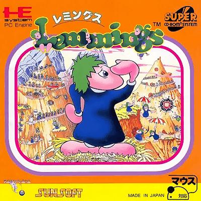 Lemmings JP PC Engine CD