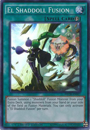 El Shaddoll Fusion NECH-ENS11 YuGiOh The New Challengers Super Edition