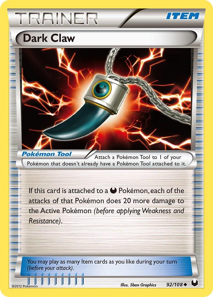Dark Claw #92 Pokemon Dark Explorers
