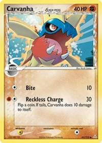 Carvanha #61 Pokemon Holon Phantoms