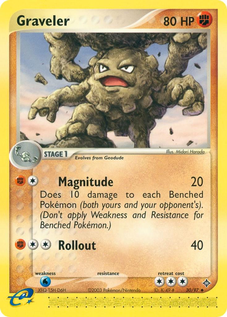Graveler #30 Pokemon Dragon