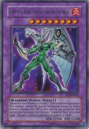 Elemental HERO Shining Phoenix Enforcer EOJ-EN033 YuGiOh Enemy of Justice