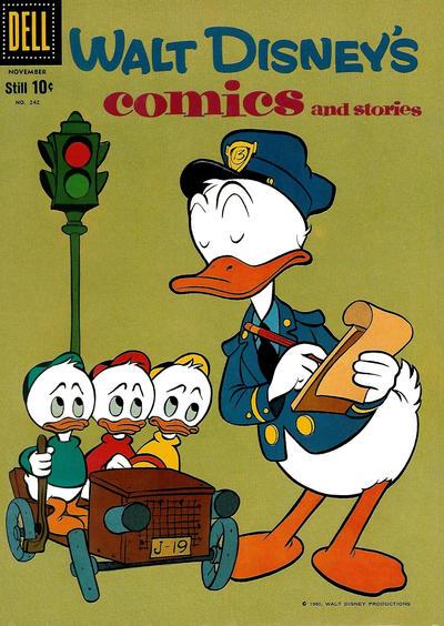 Walt Disney's Comics and Stories #242 (1960) Comic Books Walt Disney's Comics and Stories