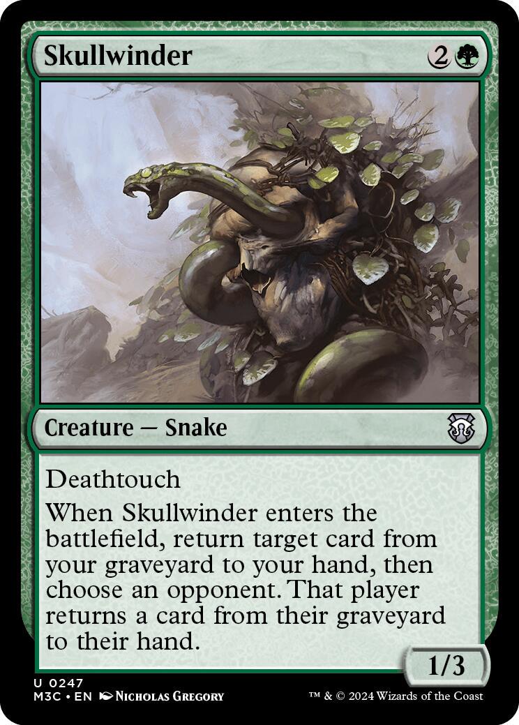 Skullwinder #247 Magic Modern Horizons 3 Commander