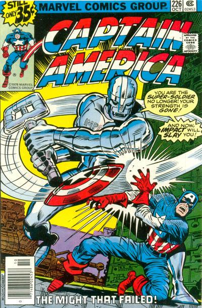 Captain America #226 (1978) Comic Books Captain America