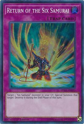 Return of the Six Samurai SPWA-EN052 YuGiOh Spirit Warriors