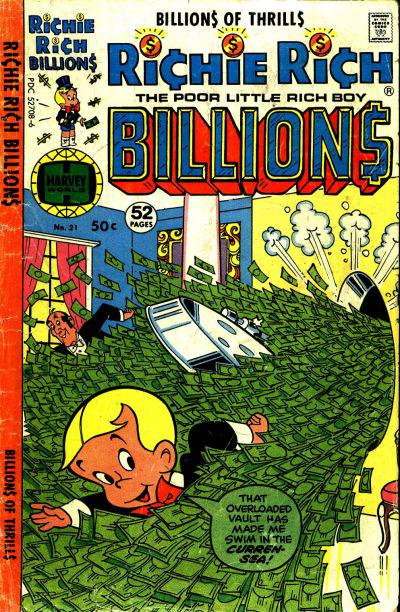 Richie Rich Billions #21 (1978) Comic Books Richie Rich Billions