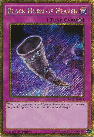 Black Horn of Heaven PGL3-EN035 YuGiOh Premium Gold: Infinite Gold