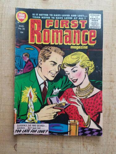 First Romance Magazine #35 (1955) Comic Books First Romance Magazine