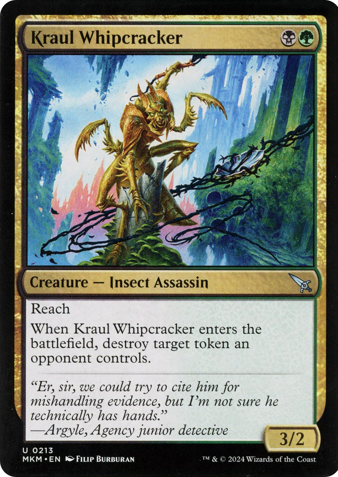 Kraul Whipcracker #213 Magic Murders at Karlov Manor