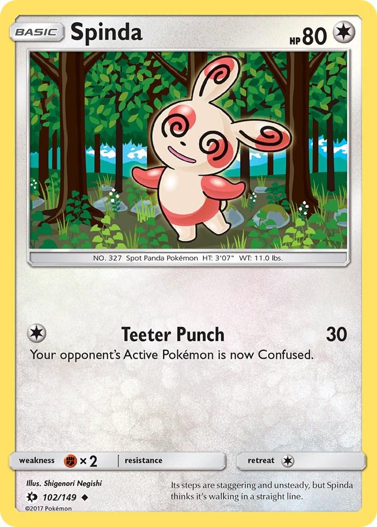 Spinda #102 Pokemon Sun & Moon