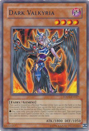 Dark Valkyria LODT-EN027 YuGiOh Light of Destruction