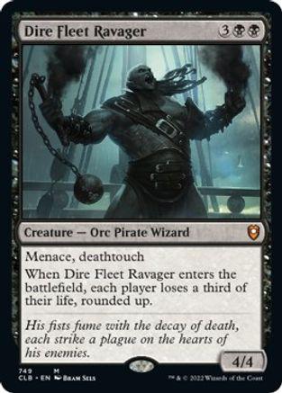 Dire Fleet Ravager #749 Magic Commander Legends: Battle for Baldur's Gate