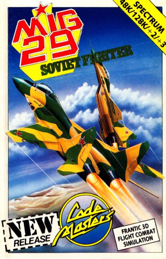 Mig 29 Soviet Fighter ZX Spectrum
