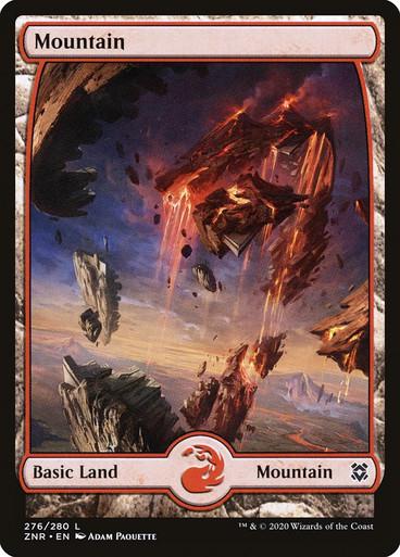 Mountain #276 Magic Zendikar Rising