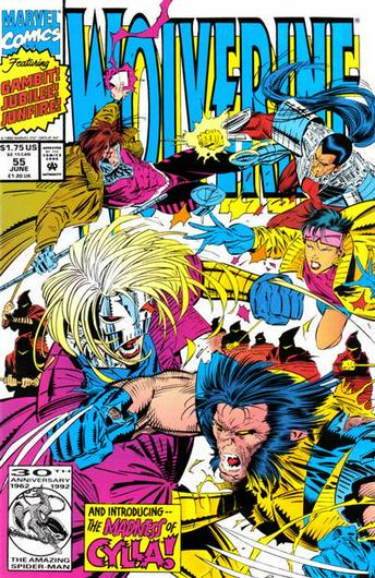 Wolverine #55 (1992) Cover Art