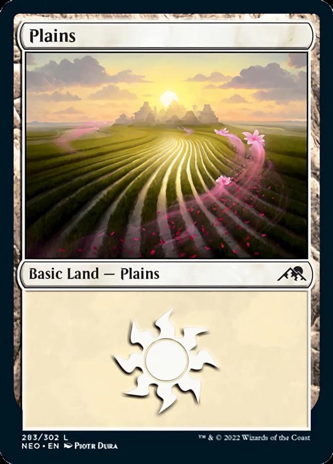 Plains Magic Kamigawa: Neon Dynasty Commander